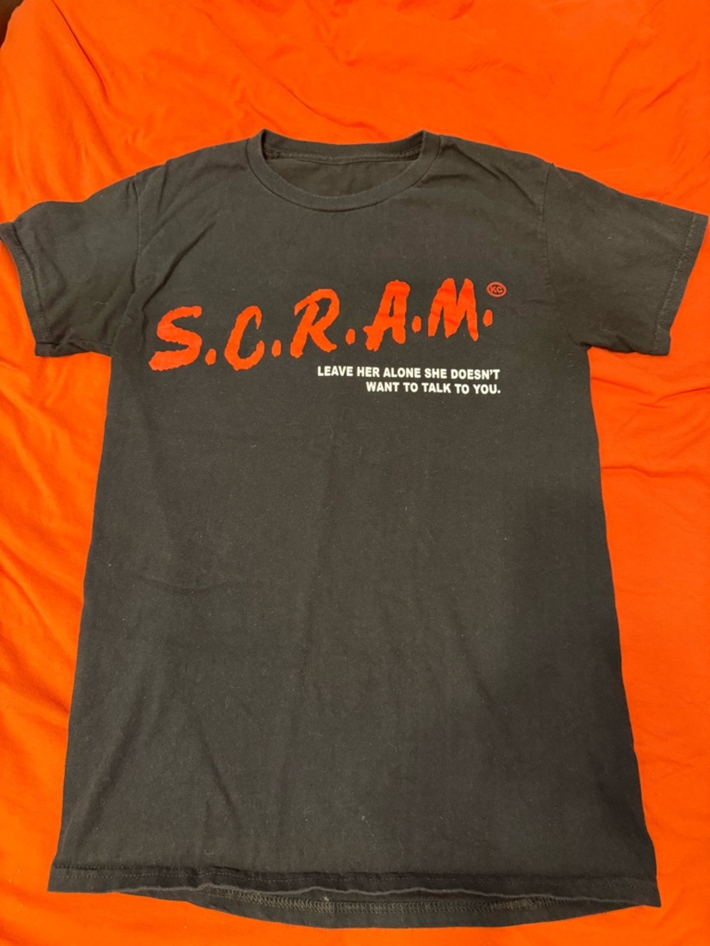 Women’s small shirt- tell them to get lost. Funny shirt.